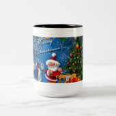 Schattigee kerst Mok voor winterschepen (Center)