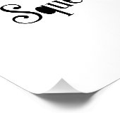 Schattigee Kerst Muis Seizoenen Squeakings Typogra Perfect Poster (Hoek)