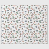 Schattigee kerst Ninja Warrior Kinder vakantie Cadeaupapier (Vlak)