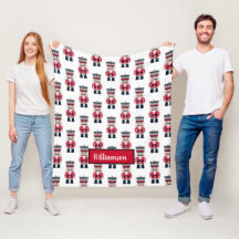 Schattigee Kerst Notenkraker Patroon Fleece Deken