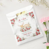 Schattigee kerst Oh Deer Baby shower Bedankzakje (Gezegeld)