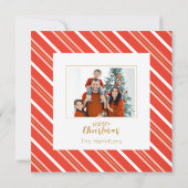 Schattigee Kerst Oh Wat Leuke Foto Platte Kaart (Achterkant)