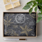 Schattigee Kerst Ornamenten Zwart Tissuepapier (Geschenk)