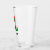 Schattigee Kerst partij elf voeten gepersonaliseer Glas (Links)