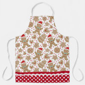 Schattigee kerst peperkoek bakken schort (Voorkant)