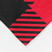 Schattigee kerst peperkoek houthakkerdeken fleece deken (Hoek)