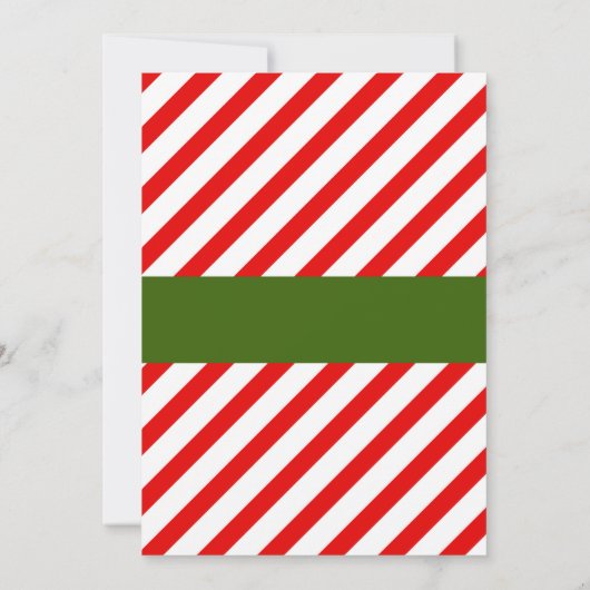 Schattigee kerst peperkoek huis Uitnodiging (Achterkant)