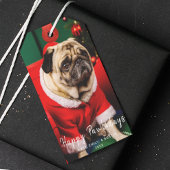 Schattigee Kerst Peppy Dog Pet Photo Lover Rood Gr Cadeaulabel