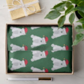 Schattigee Kerst Polar Beer Santa Kinder Groen Tissuepapier (Geschenk)