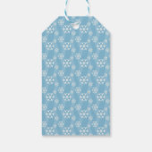 Schattigee kerst puppy gepersonaliseerd cadeaulabel (Achterkant)