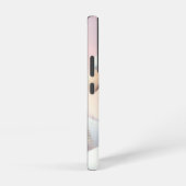 Schattigee kerst puppy in santa hoed samsung galaxy hoesje (Rechterkant)