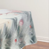 Schattigee kerst puppy in santa hoed tafelkleed (Voorbeeld)