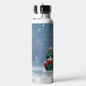 Schattigee kerst puppy & kitten waterfles (Rechts)