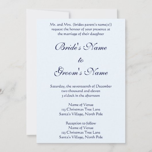 Schattigee kerst rendier kus bruiloft kaart (Achterkant)