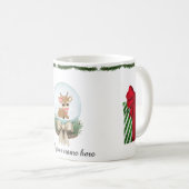 Schattigee kerst rendier Mok - (Voorkant rechts)