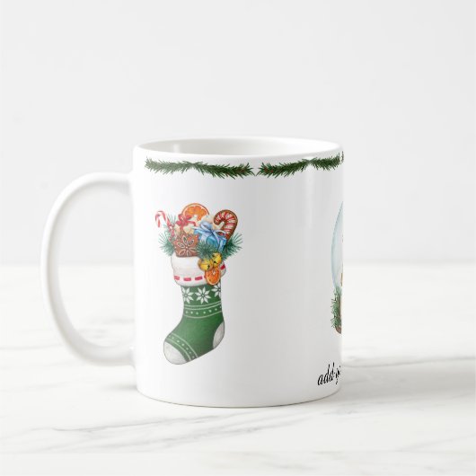 Schattigee kerst rendier Mok - (Links)