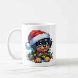 Schattigee kerst Rottweiler Mok
