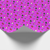 Schattigee Kerst Roze Inpakpapier Cadeauverpakking (Hoek)