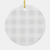 Schattigee kerst roze truck met boompjes en wensen keramisch ornament (Achterkant)