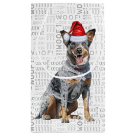 Schattigee Kerst Rundvee Hond Vakantie Woof Word A Klein Cadeauzakje