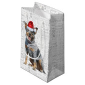Schattigee Kerst Rundvee Hond Vakantie Woof Word A Klein Cadeauzakje (Voorkant Gekanteld)
