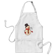 Schattigee Kerst Sneeuwman Cartoon Custom Holiday