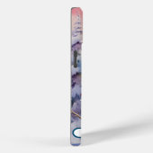 Schattigee kerst sneeuwman stoer Case-Mate iPhone case (Achterkant / Rechts)