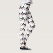 Schattigee kerst sneeuwpop Leggings (Rechts)