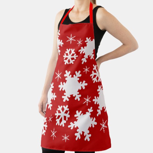 Schattigee kerst sneeuwvlok Schort! Schort (Insitu)