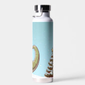 Schattigee kerst snoepriet dinosaurus waterfles (Rechts)