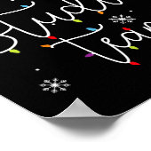 Schattigee Kerst Sociale Studies Team X-mas Light Poster (Hoek)