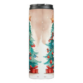 Schattigee kerst spook koppel Tumbler: griezelig s Thermosbeker (Achterkant)