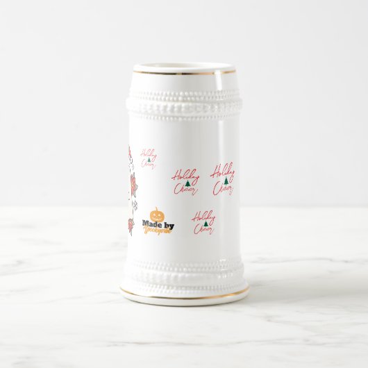 Schattigee kerst spook Mok | Vakantie Gingerbread (Center)