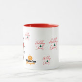 Schattigee kerst spook Mok | Vakantie Gingerbread  (Midden)