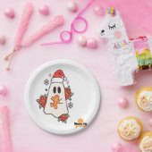 Schattigee kerst spook Mok | Vakantie Gingerbread Papieren Bordje (Feest)