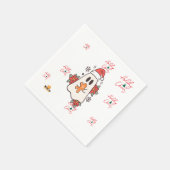 Schattigee kerst spook Mok | Vakantie Gingerbread  Servet (Hoek)