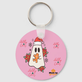 Schattigee kerst spook Mok | Vakantie Gingerbread  Sleutelhanger