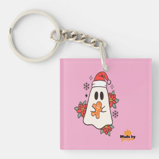 Schattigee kerst spook Mok | Vakantie Gingerbread  Sleutelhanger