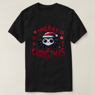 Schattigee kerst springen spin t-shirt