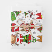 Schattigee Kerst Tandheelkundige Tekens Leuke vaka Inpakpapier Vel (In situ)