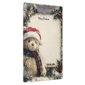 Schattigee Kerst Teddy Bear Illustratie Ontwerp Klembord (Rechts)