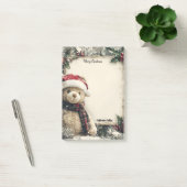 Schattigee Kerst Teddy Bear Illustratie Ontwerp Post-it® Notes (Kantoor)