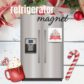 Schattigee kerst thema vakantie magneet