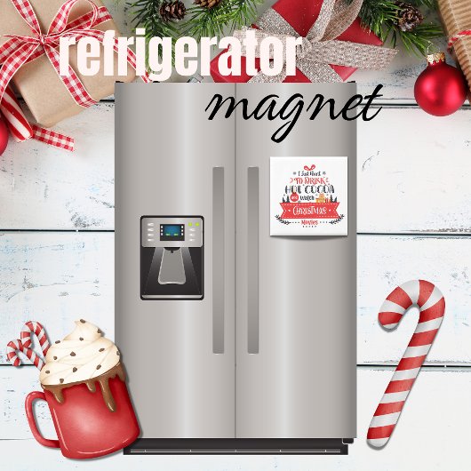 Schattigee kerst thema vakantie magneet