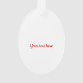 Schattigee Kerst Tot Boy met Hoorn Acryl Ornament (achterkant)