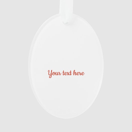 Schattigee Kerst Tot Boy met Hoorn Acryl Ornament (achterkant)