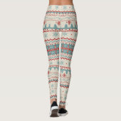 Schattigee kerst trui gebreide vakantie oudejaarsw leggings (Achterkant)
