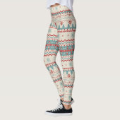 Schattigee kerst trui gebreide vakantie oudejaarsw leggings (Links)