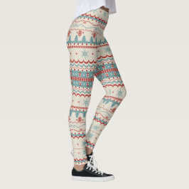 Schattigee kerst trui gebreide vakantie oudejaarsw leggings