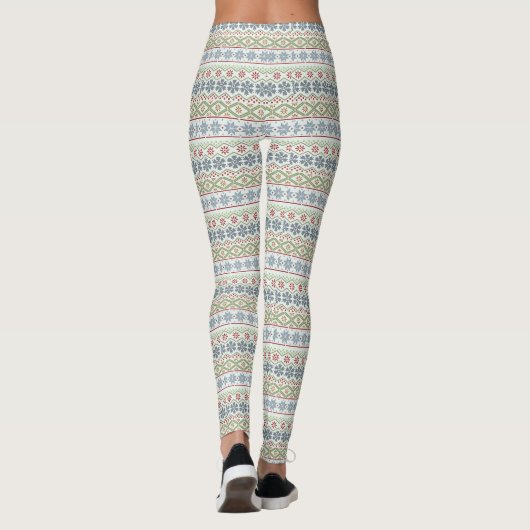 Schattigee kerst trui gebreide vakantie oudejaarsw leggings (Achterkant)
